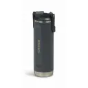 Flip’n’Sip 591 ml -termospullo tummanharmaa